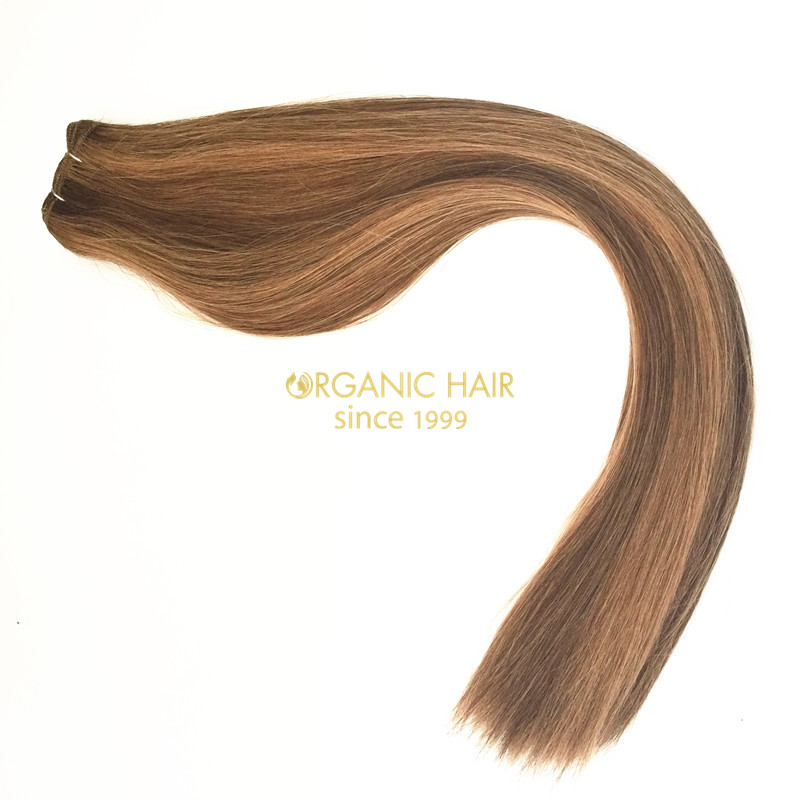 Virgin remy human hair weave